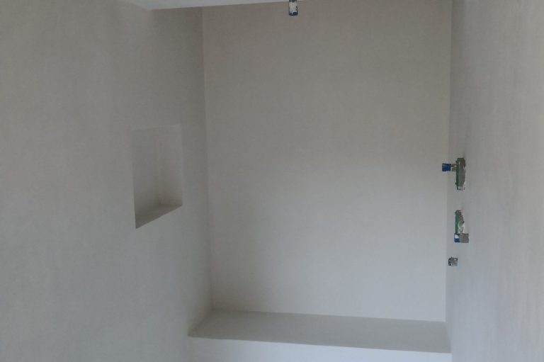 Fugenlose Badezimmer , Spachteltechnik